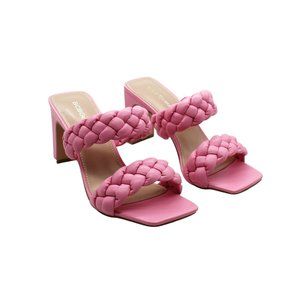 BCBGeneration Pink Braided Sandals